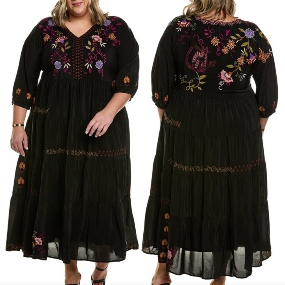Comfortable Johnny Was Worshop Embroidered Dress XL - Picture 9 of 9